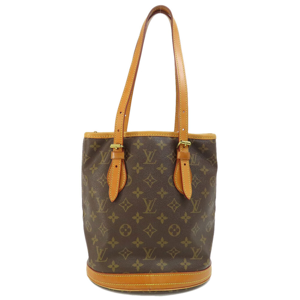 Louis Vuitton Monogram Tote Bucket Bag Canvas